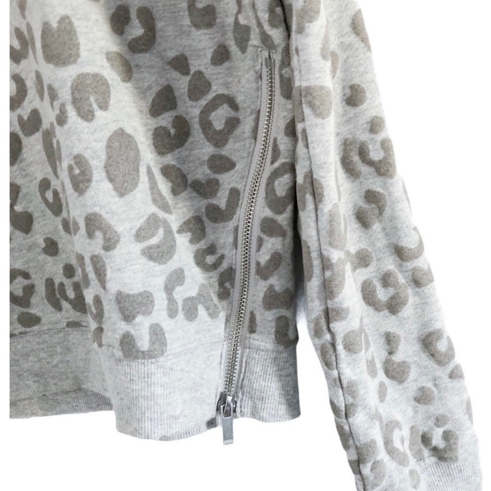 Rails Marlo Flocked Leopard Print Sweatshirt - image 7